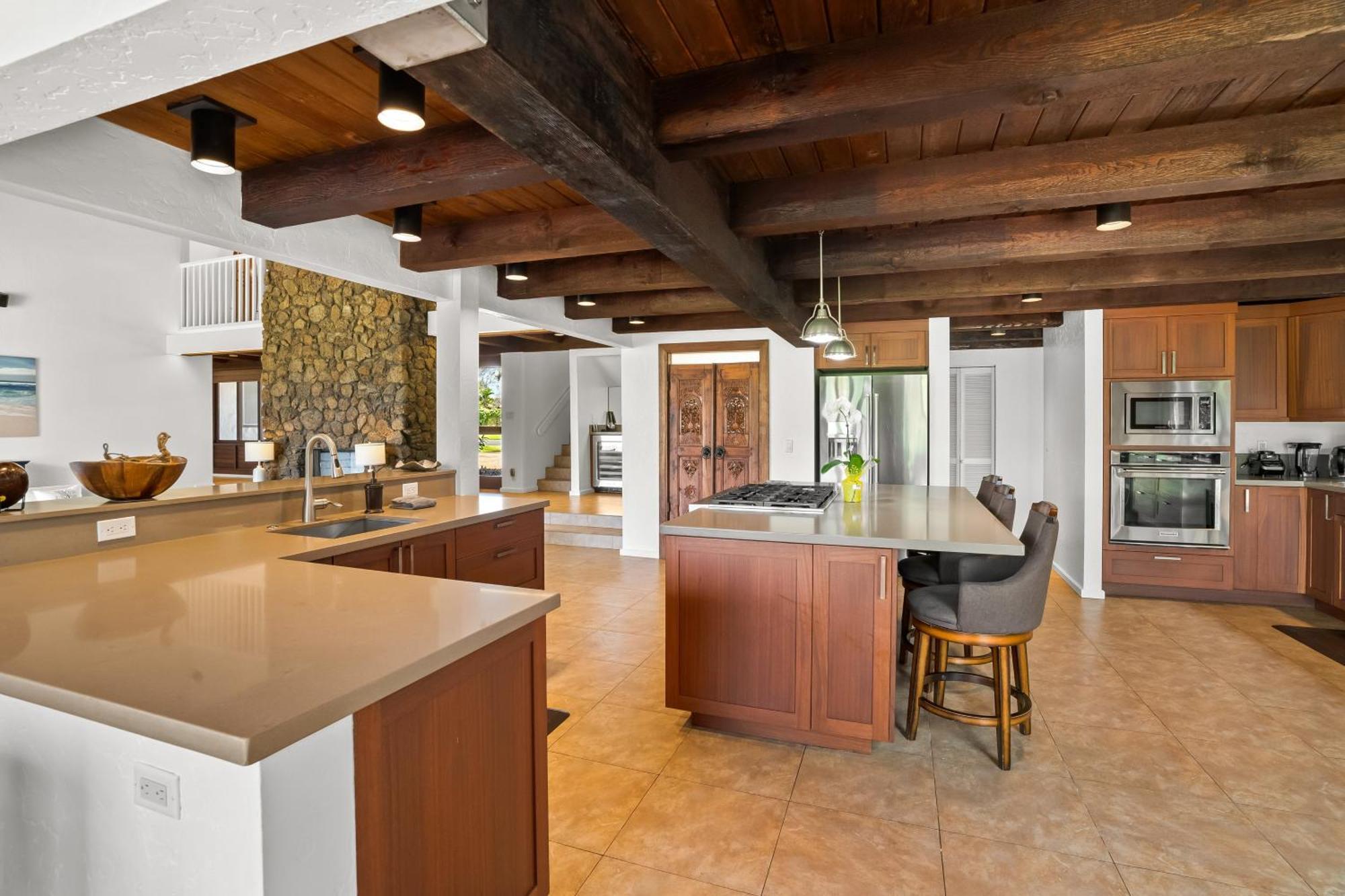 Casa de férias Coral Hale 5br 3ba Luxury Home, Ac, Hot Tub And Stunning Views Princeville