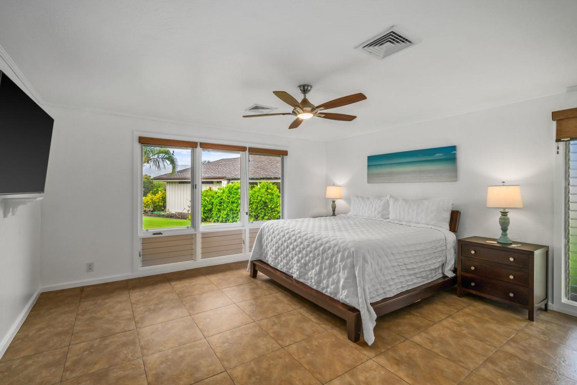 Coral Hale 5br 3ba Luxury Home, Ac, Hot Tub And Stunning Views Princeville