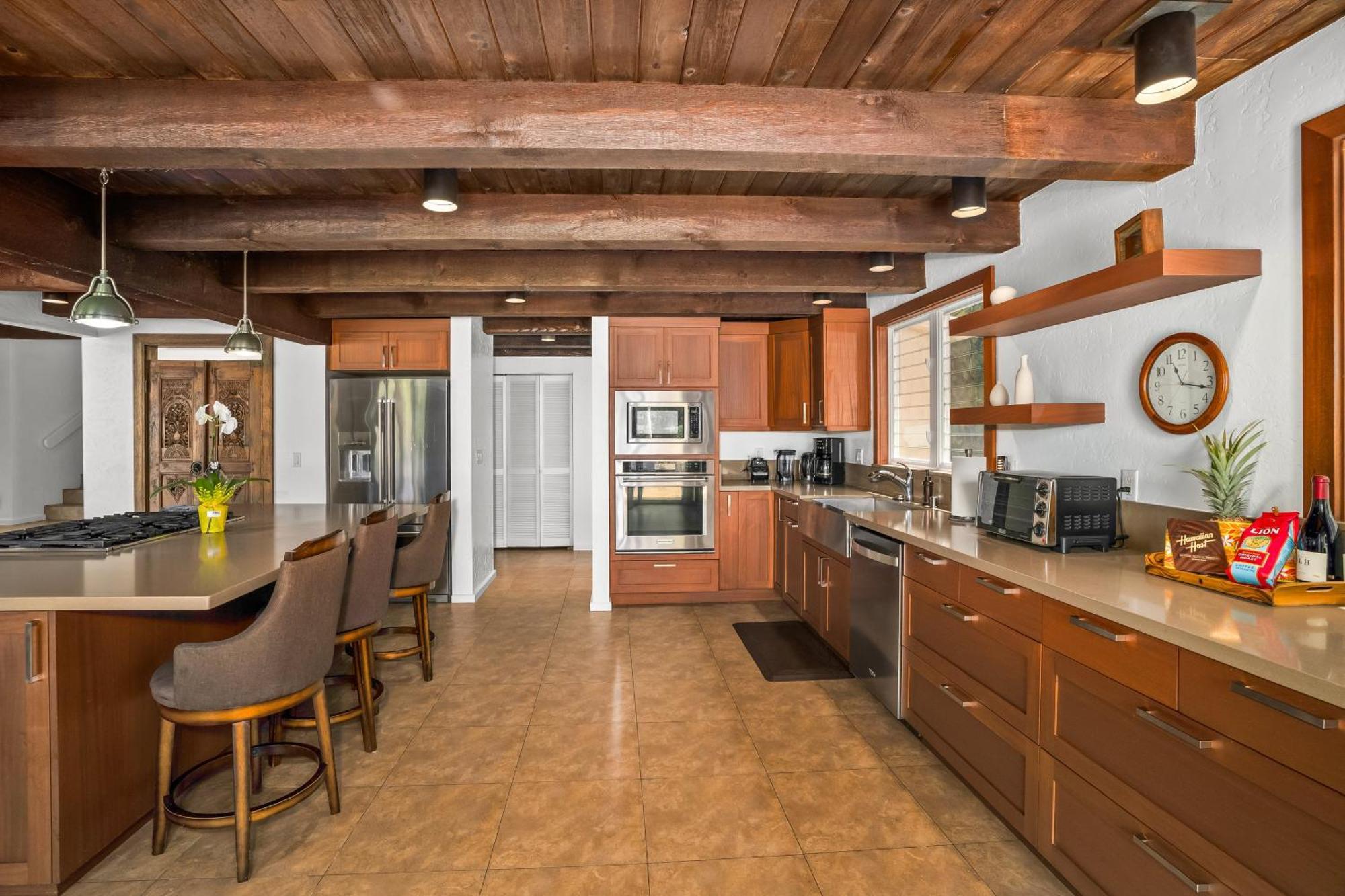 Coral Hale 5br 3ba Luxury Home, Ac, Hot Tub And Stunning Views Casa de férias Princeville
