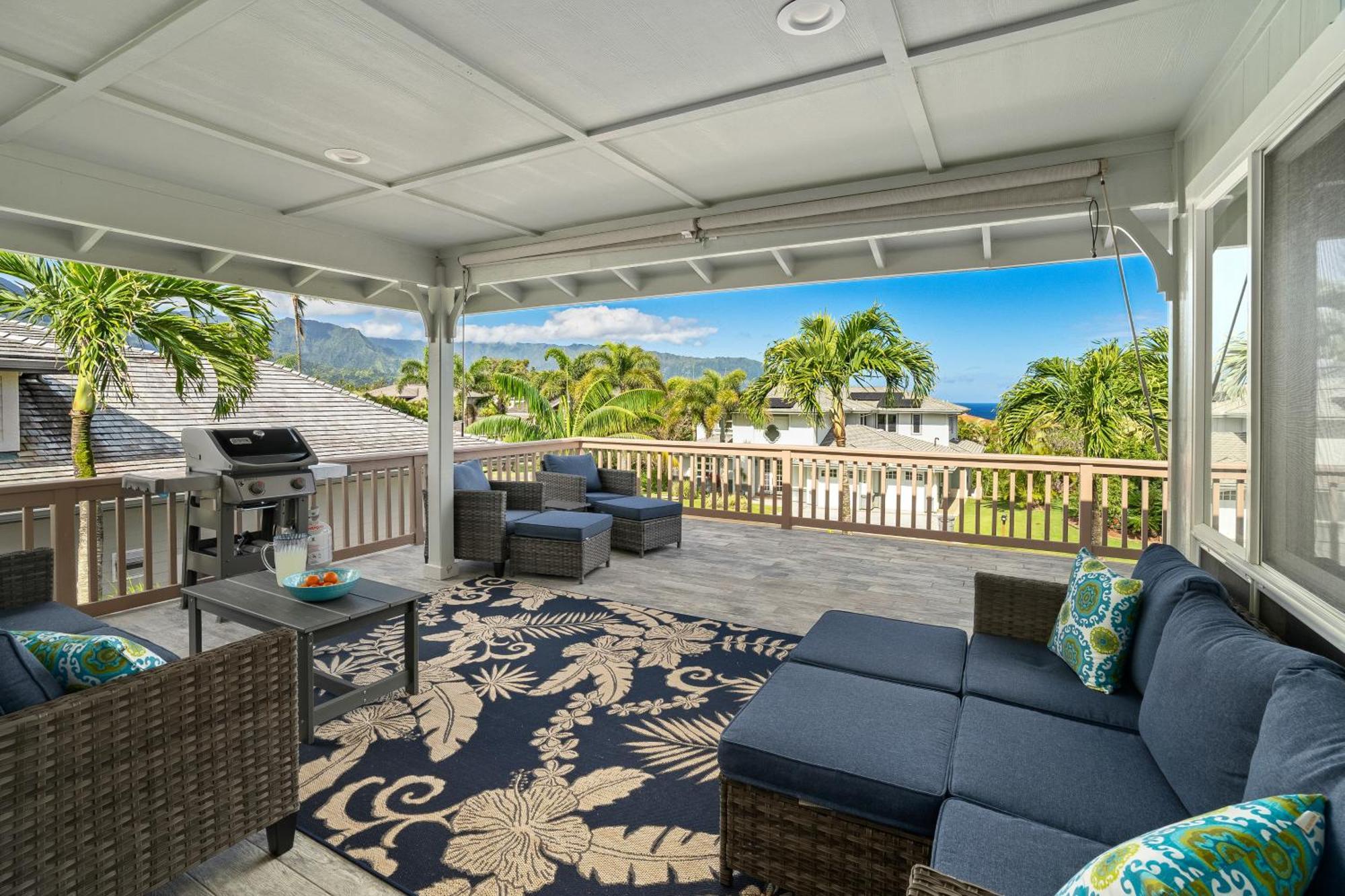4br 4.5 Ba Punahele House With Ocean Views * Princeville