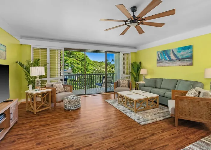 Step To Beach New Quiet Kiahuna Plantation Remodeled 2 Bedroom Condo With Ac
