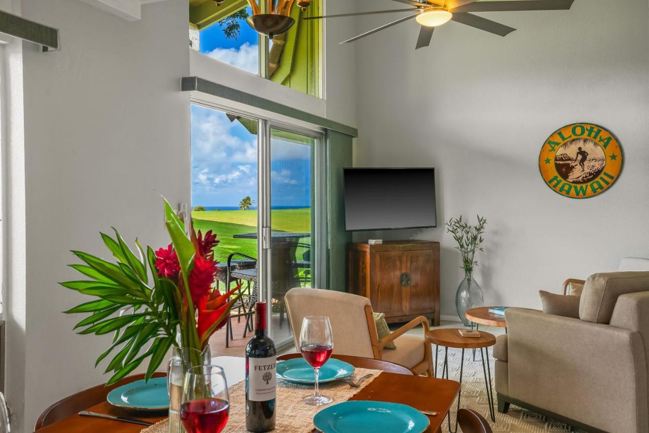 Beautiful 2br 2ba Puamana, Ocean And Mountain View, Pool Princeville