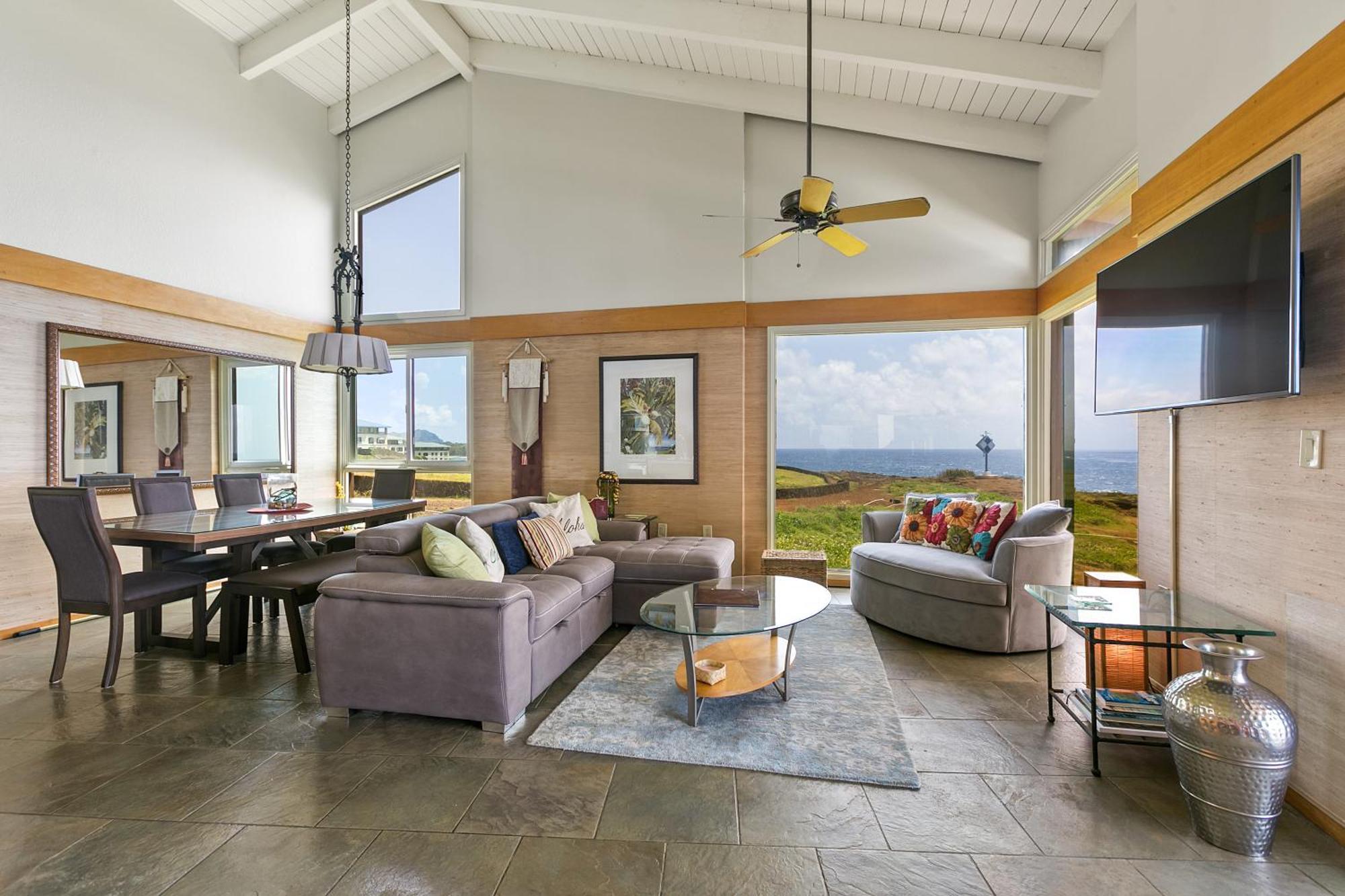 Oceanfront With Panoramic Views- Alekona Kauai *
