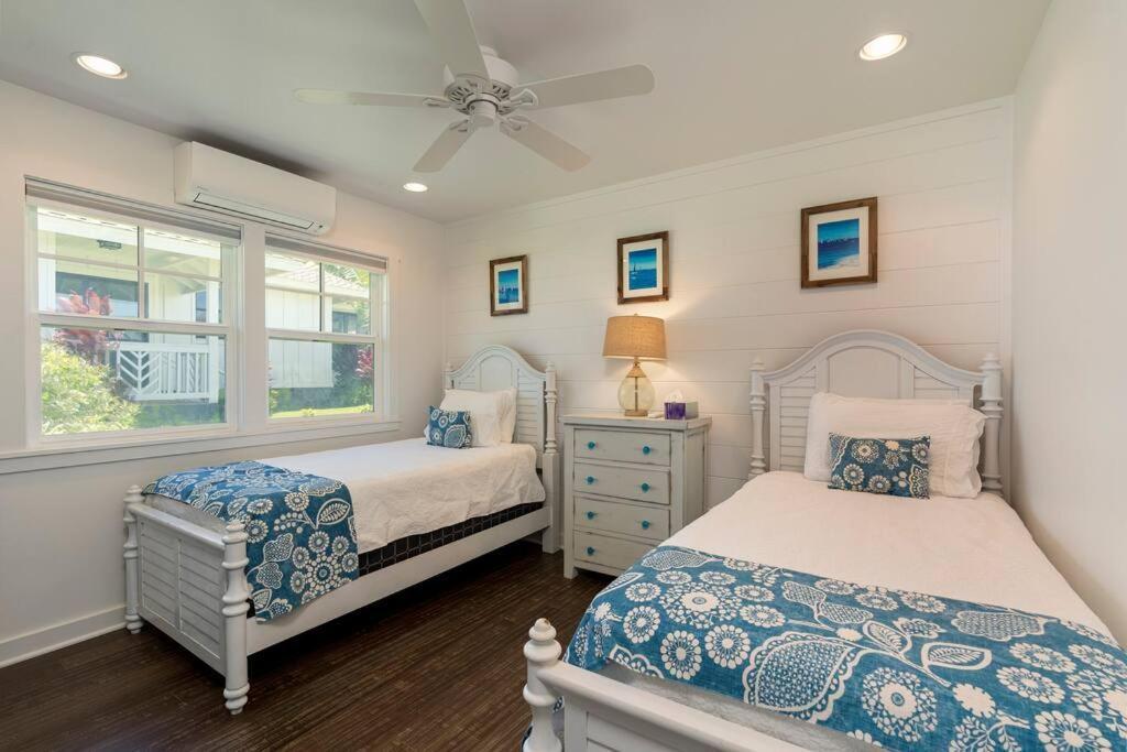 New - 7bd Estate - Ac Pool Slide Gym Pickleball Koloa
