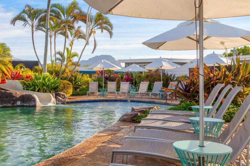 New - 7bd Estate - Ac Pool Slide Gym Pickleball Koloa