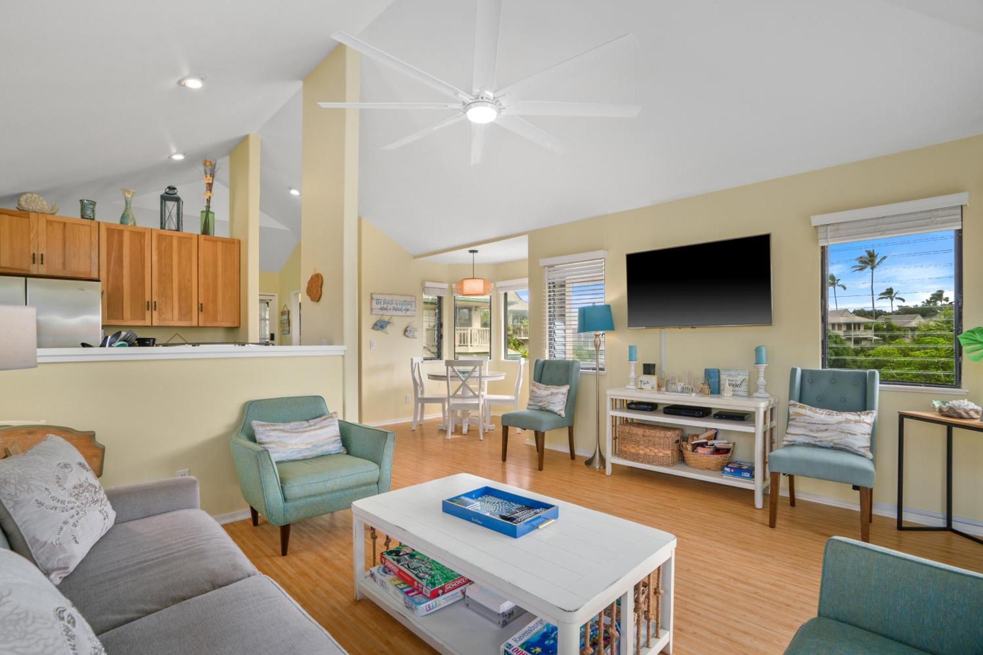 Hanalei Bay 2br 2ba With Mountain Views Hbv24 Villa Princeville